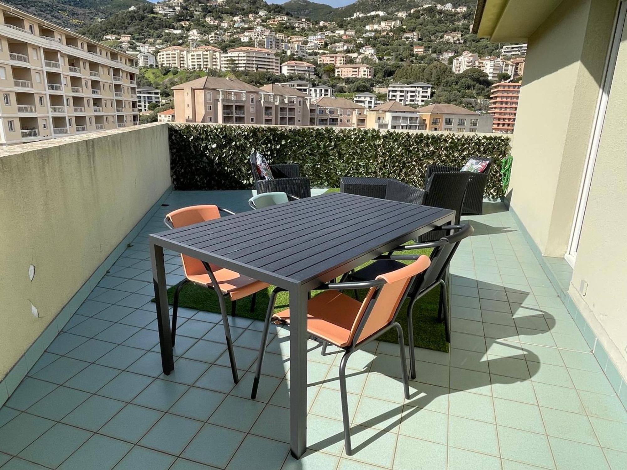 Grand T2 Proche Centre Ville, Vue Mer Et Montagne Бастия Экстерьер фото